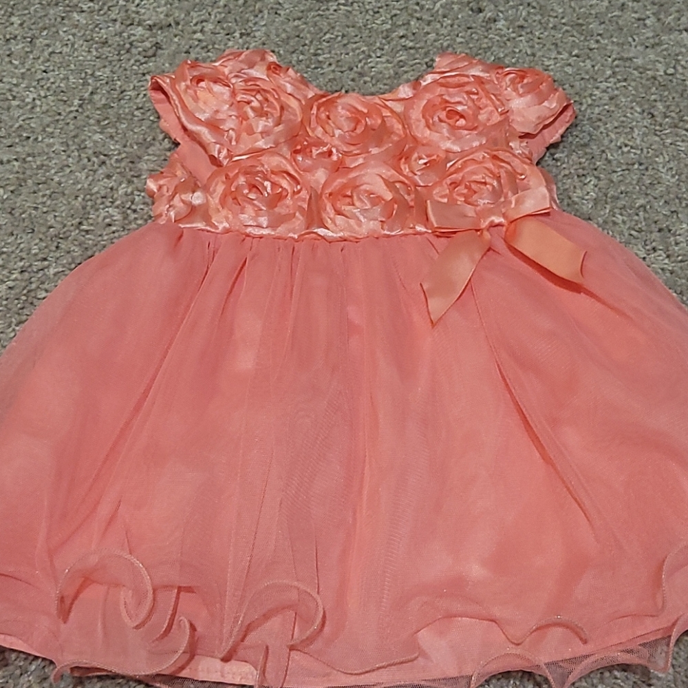 Pink dress for little girls